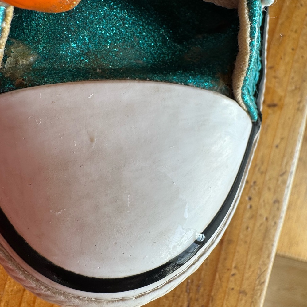 Converse Kids Shimmering Teal Sneakers - Picture 8 of 12